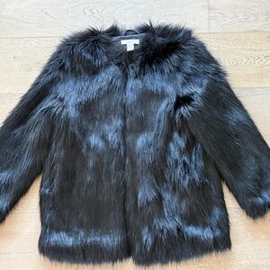 H&M Faux Fur Jacket – Black
